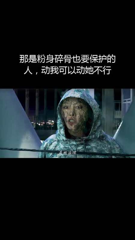 那是粉身碎骨也要保护的人,动我可以动她不行