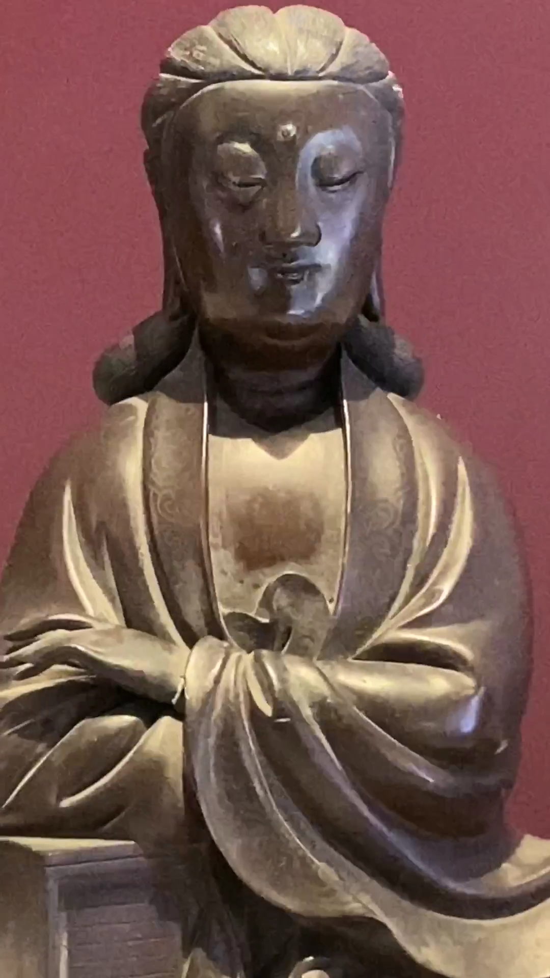 北京故宫馆藏 明代"石叟"款 观音菩萨坐像050505959595