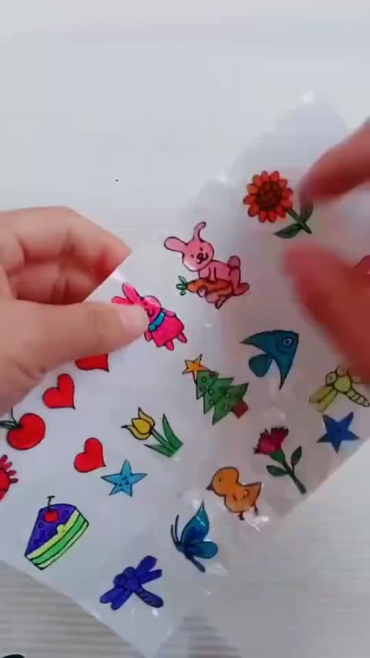 手工制作贴画纸,你学会了吗