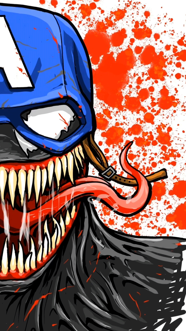 漫威毒液合体美队