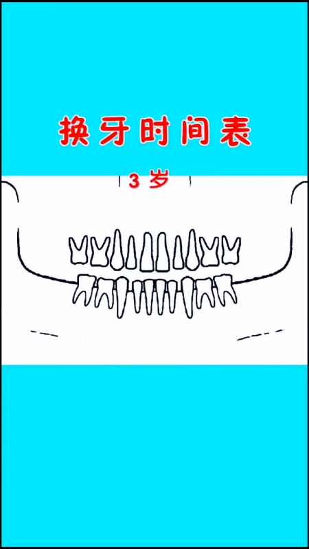 換牙6歲左右新長,大牙俗稱六齡齒,是終身不再換的!