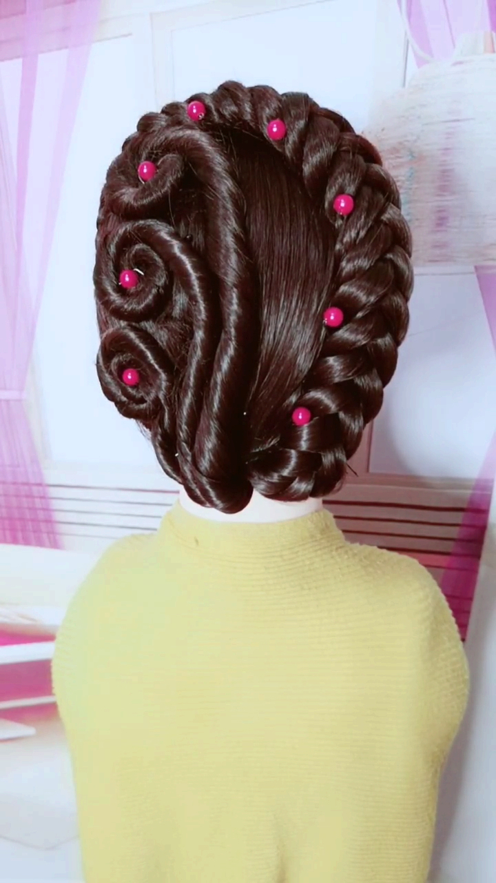 我要上热门#孔雀公主发型