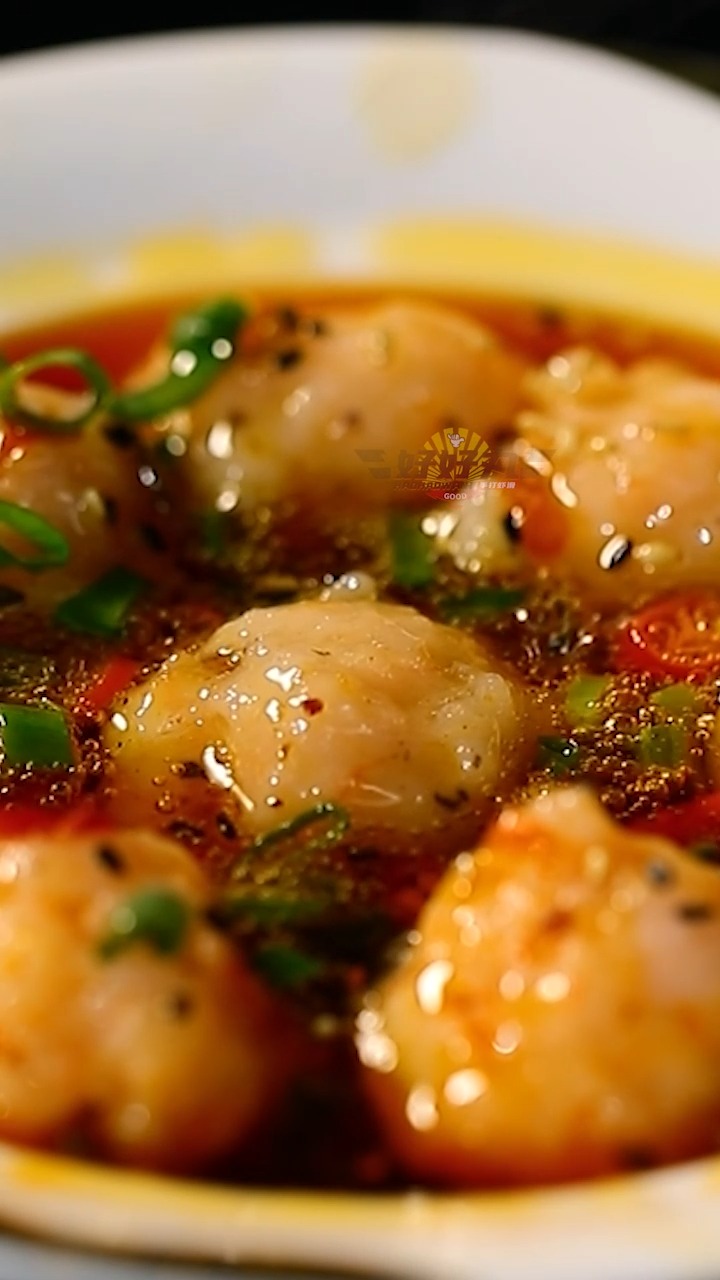 手打虾滑#创意小吃美食好好丸,一口三只虾,营养更美味