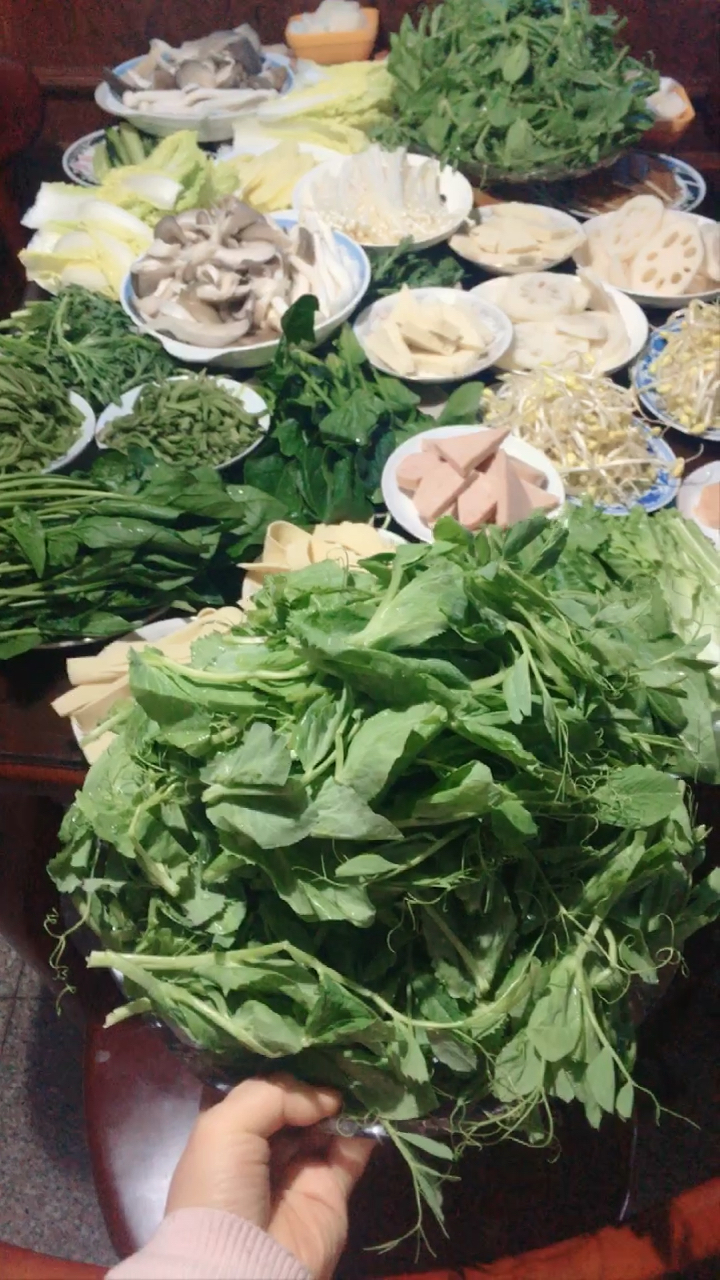 绿油油的一桌青菜宴 是不是很喜欢