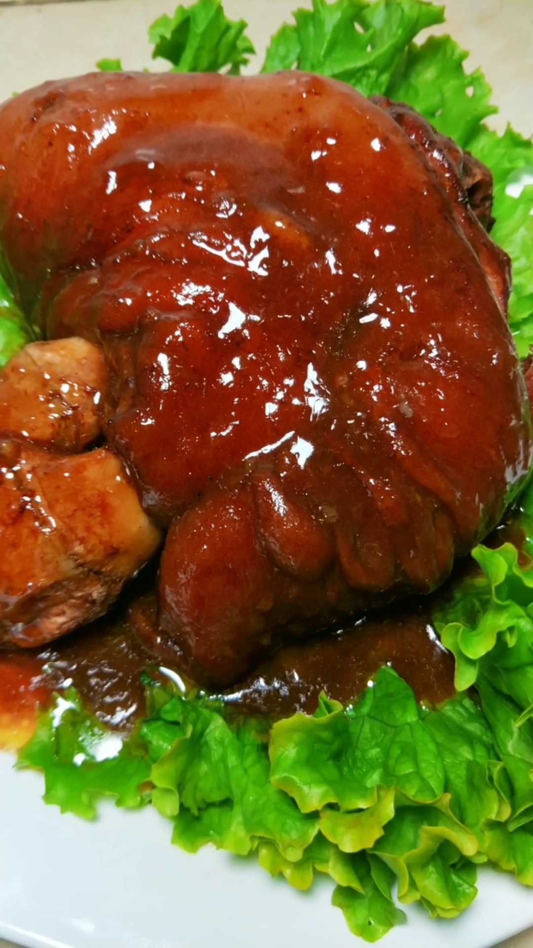 教你做年夜饭最牛的菜脱骨扒全肘.-度小视