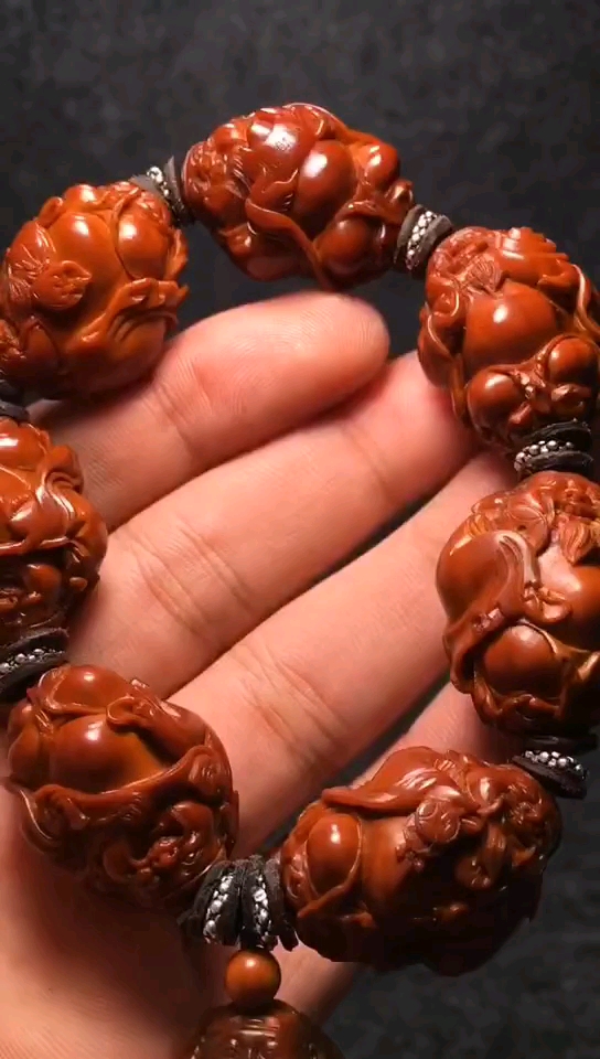 完美包浆!太美啦[色] 把玩1年完美玉华水晶核 雕刻而成《海派财神》