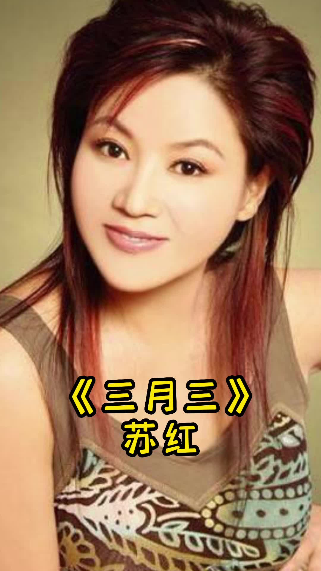 歌手苏红个人资料图片
