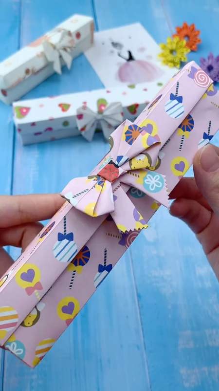 手工制作#动手给孩子做个有意义的文具盒,美观可爱的文具盒你喜欢吗