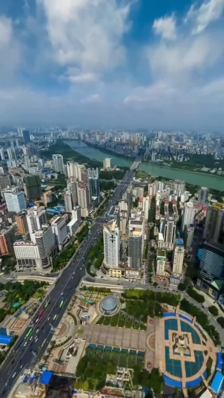 航拍中国南宁市,感受绿城不一样的震撼,看完更让我想家!