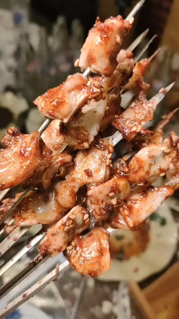 烤兔肉与小串的完美搭配!