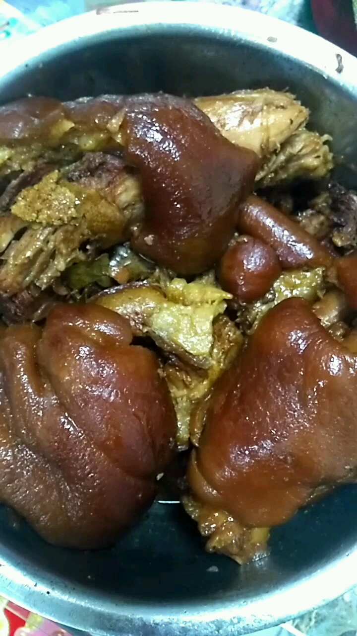 卤大猪腿,猪年吃猪,猪事顺