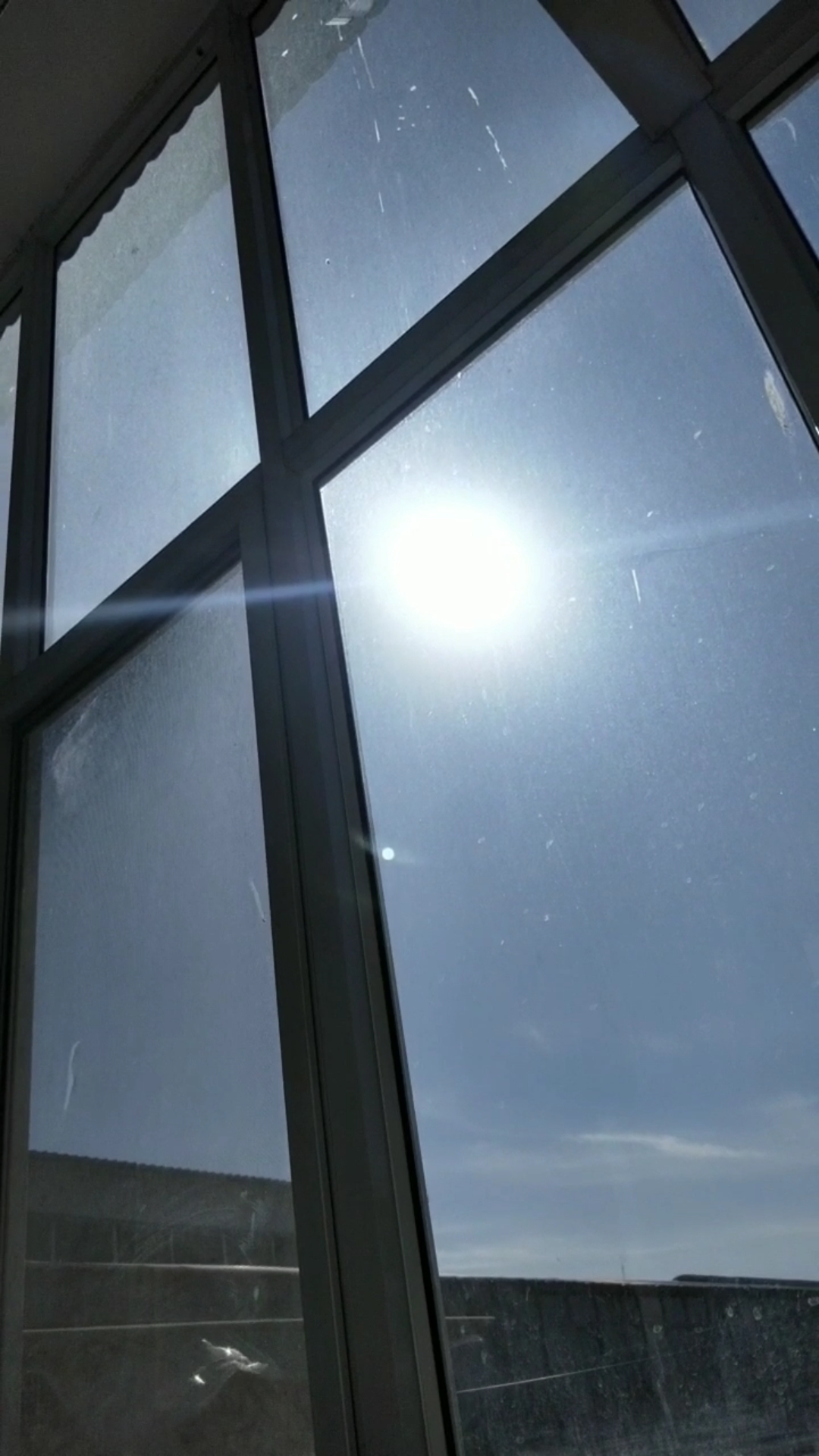 对准窗外#今天的太阳多好!