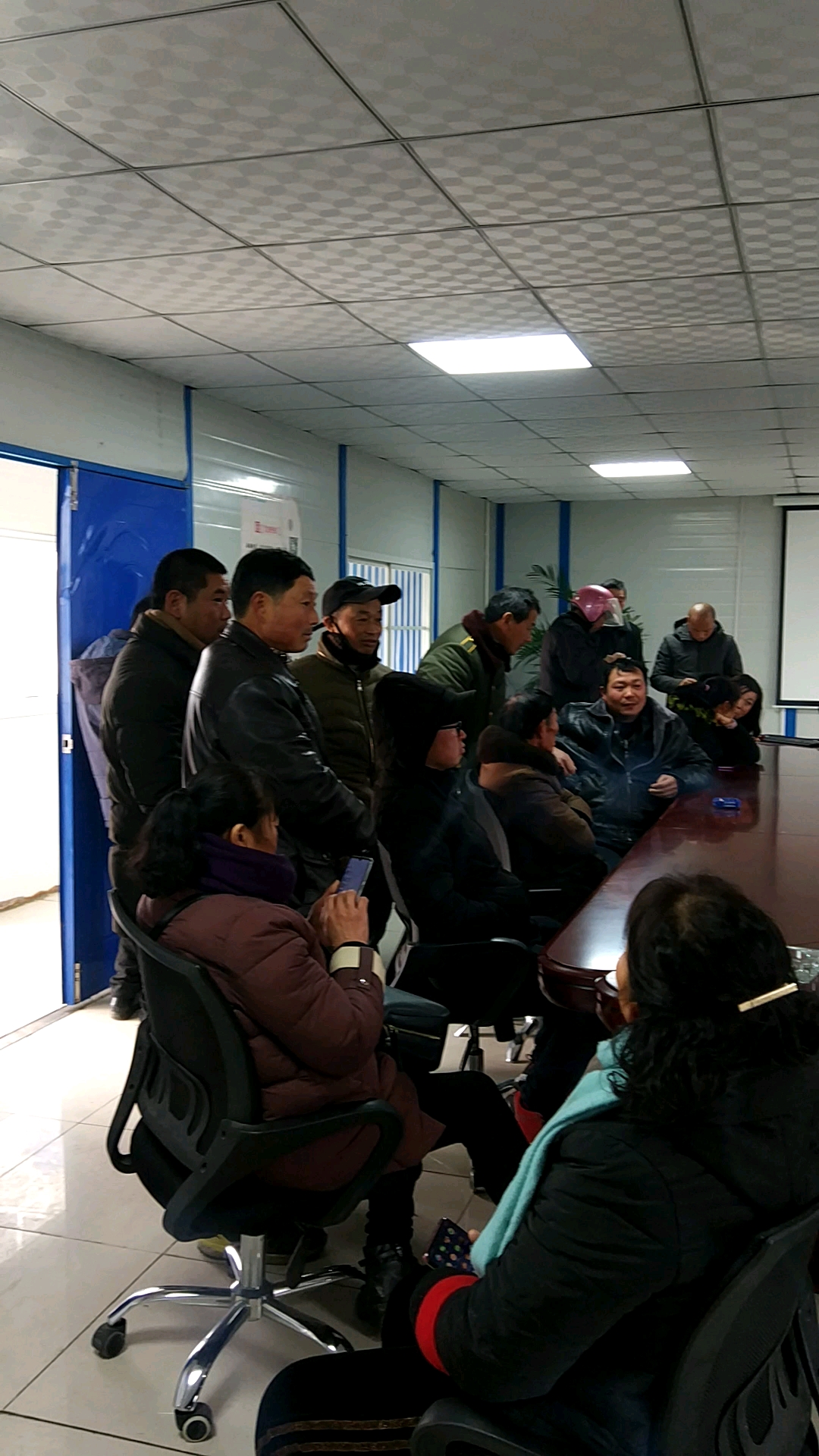 在工地上打工要账现场,大年二十九,这是江苏淮安工地上