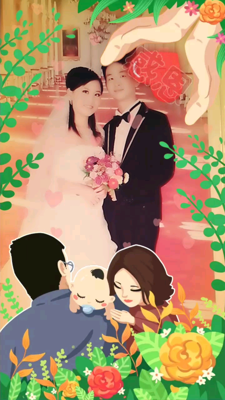 结婚七年的收获,一儿一女一枝花,哈哈哈