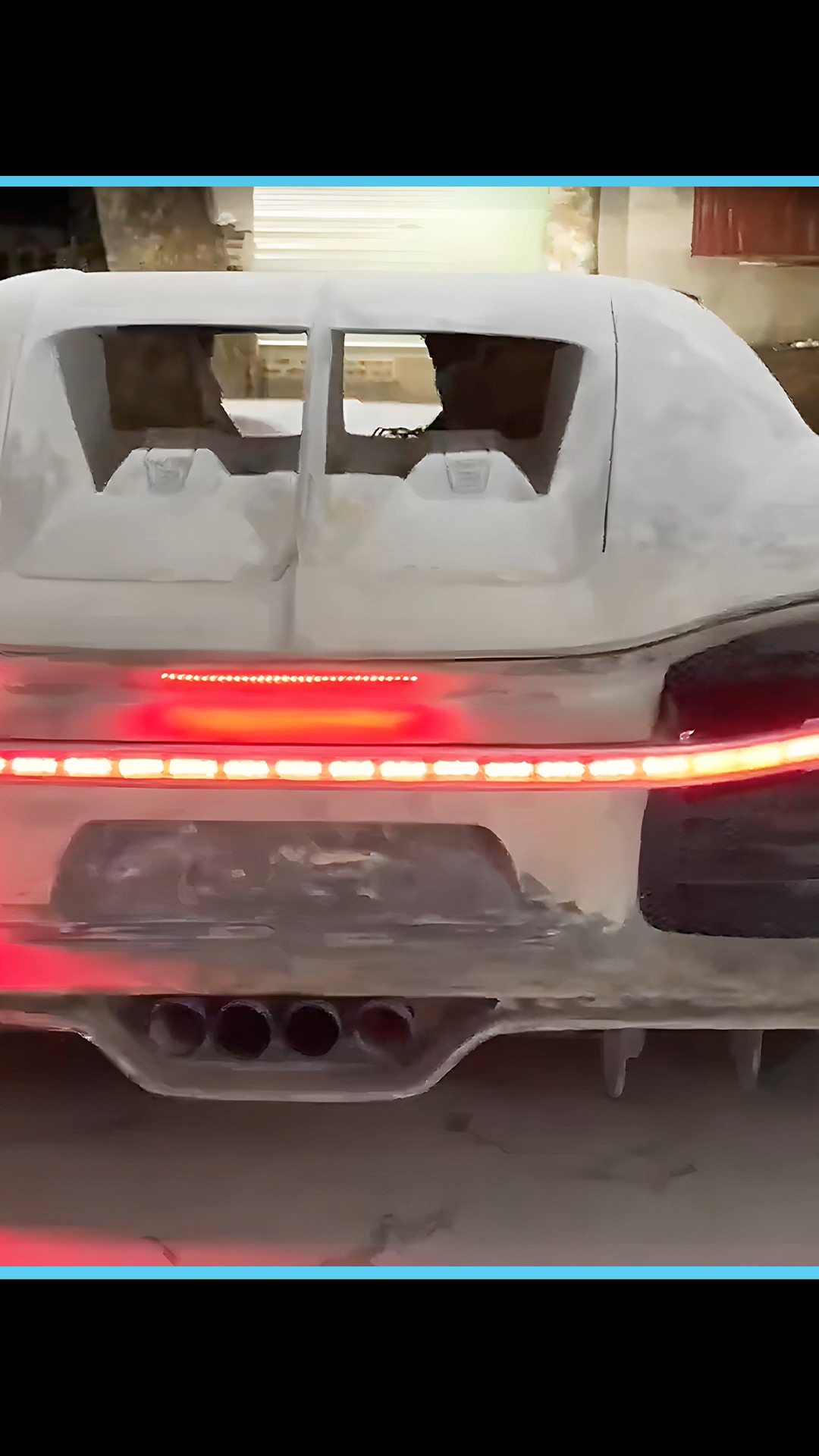 电影解说越南小哥徒手打造布加迪威龙制作原车一样的尾灯