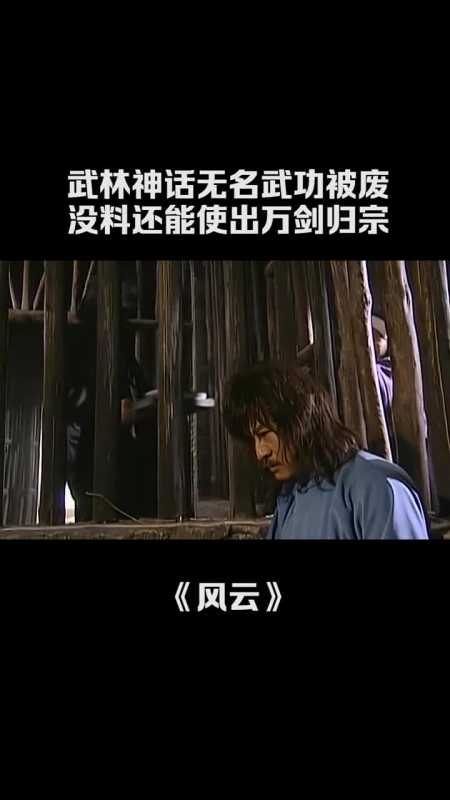 武林神话无名武功被废没料还能使出万剑归宗风云赵文卓