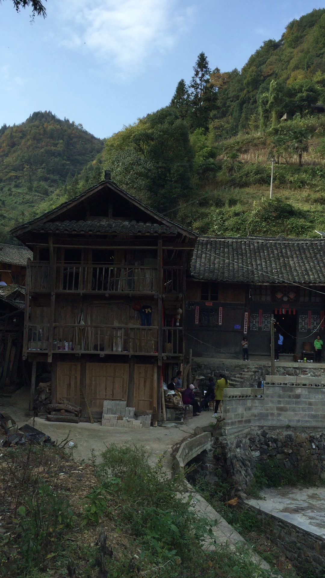 隐居深山老林中