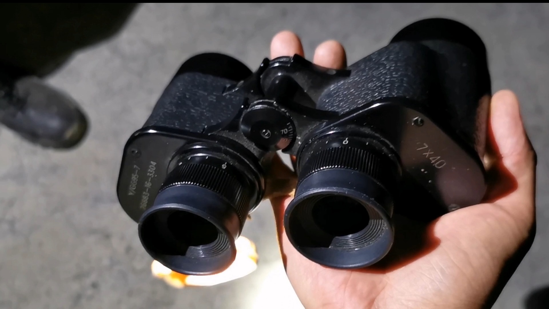 旅游进行时#正品的95望远镜,夜晚看100米真是太轻松了!