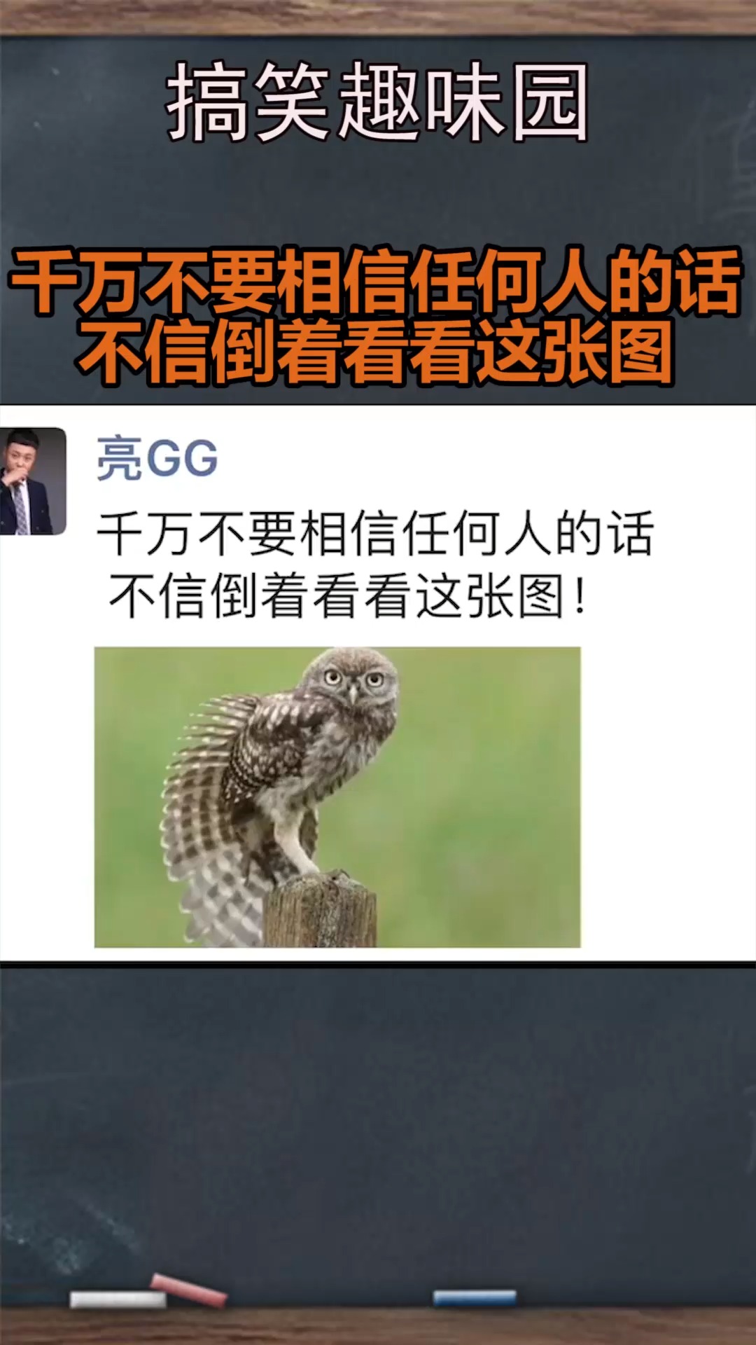 我要上热门#千万不要相信任何人的话,不信倒着看看这张图