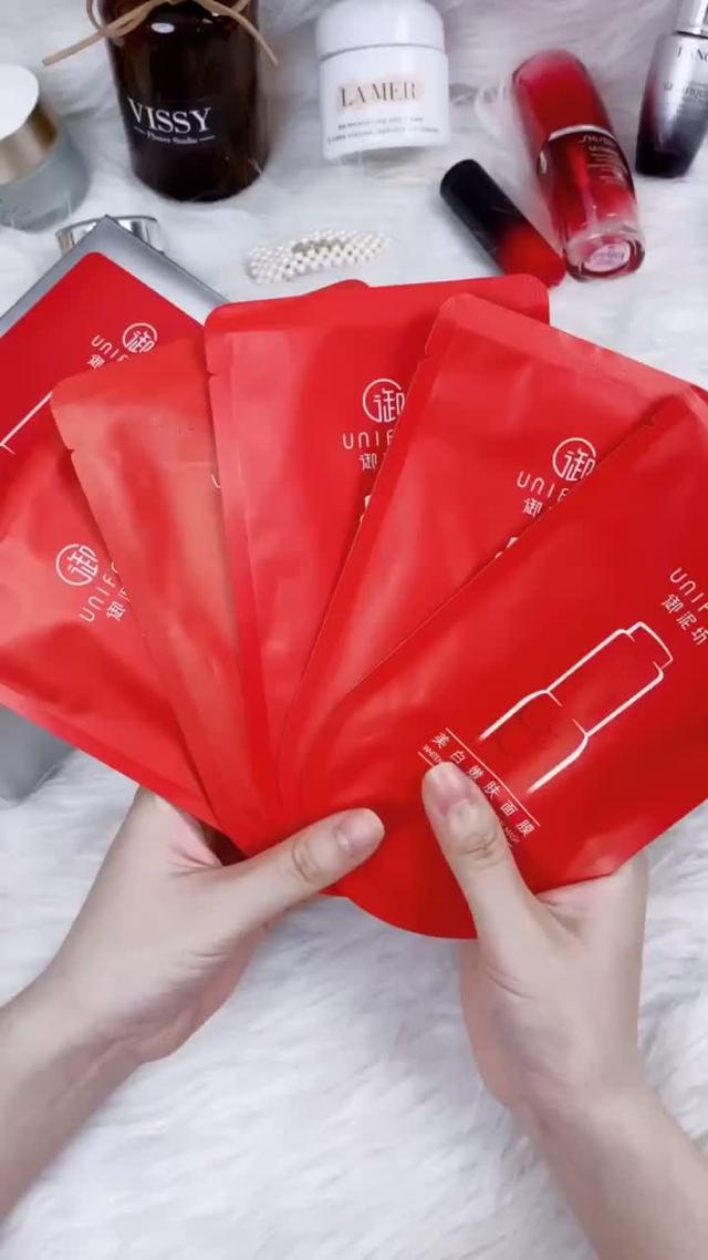 明星陈彦妃同款美白面膜,美白焕亮,补水嫩肤!