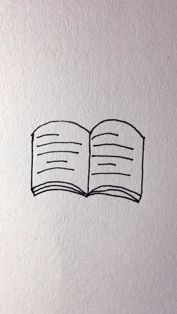 书怎么画又简单又漂亮图片