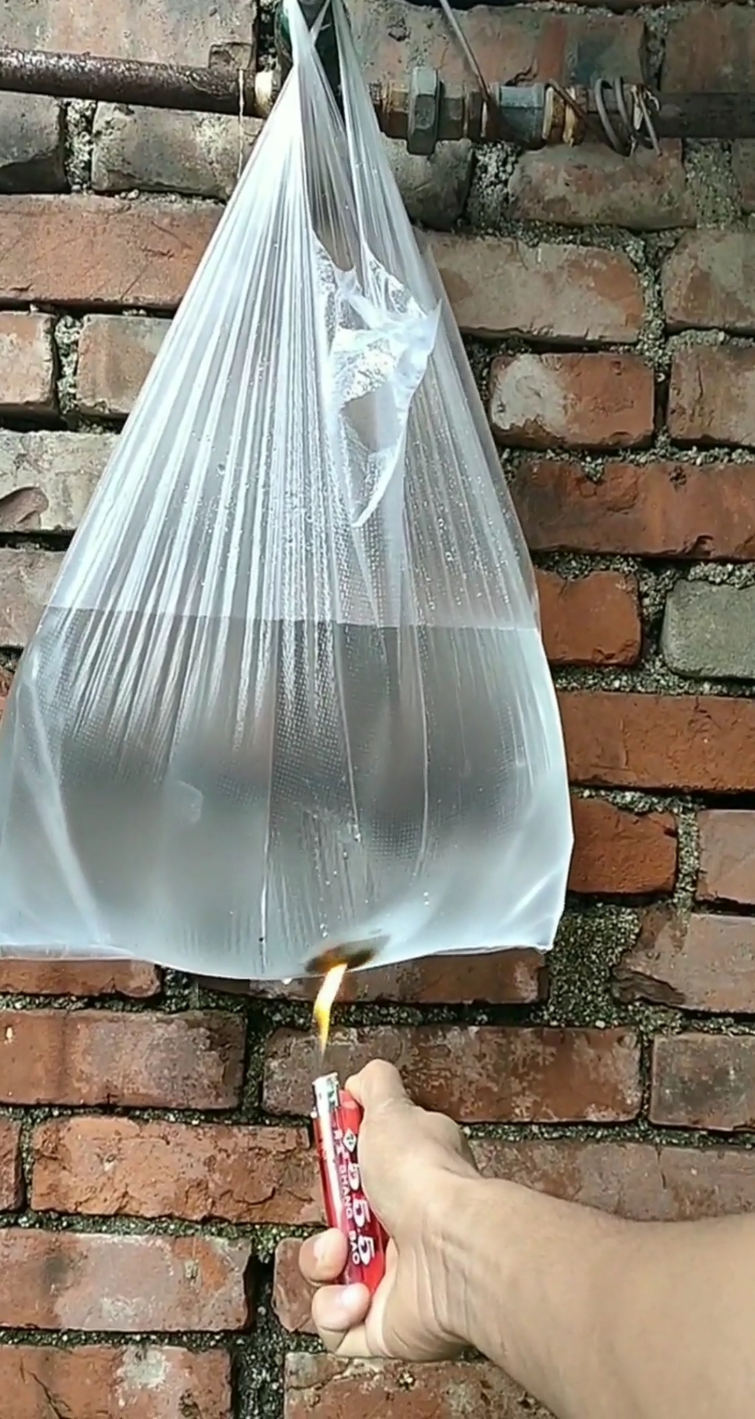 是水保护了袋子?还是袋子保护了水?