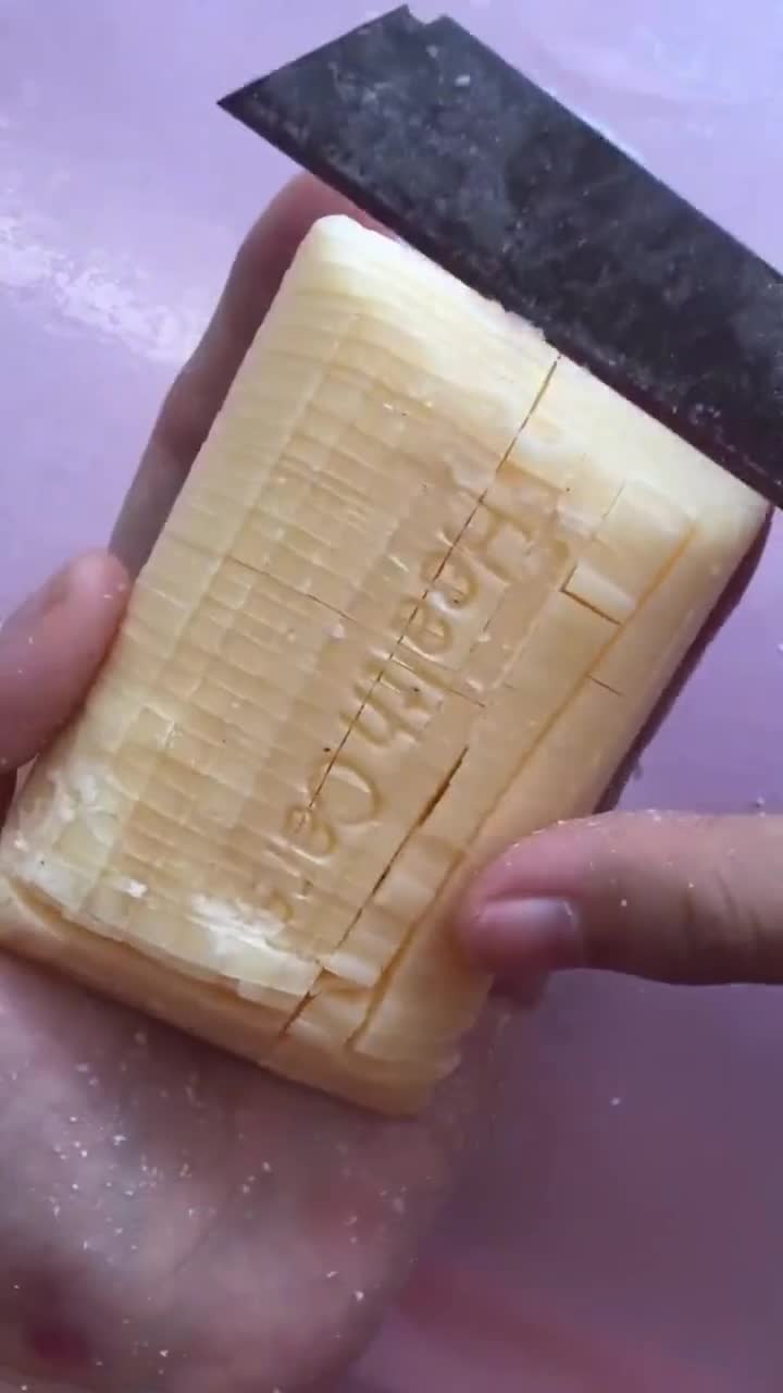 浅色马赛克香皂,好像冰棒,好想咬一口啊