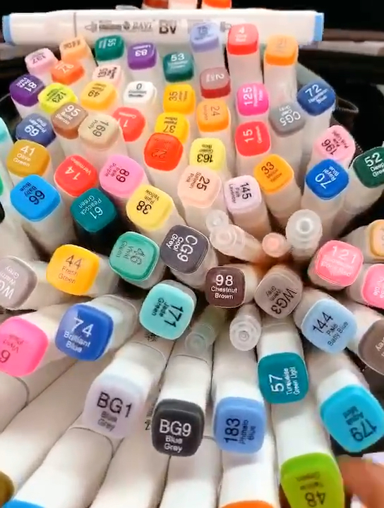 好物推荐#最美不过bv马克笔!