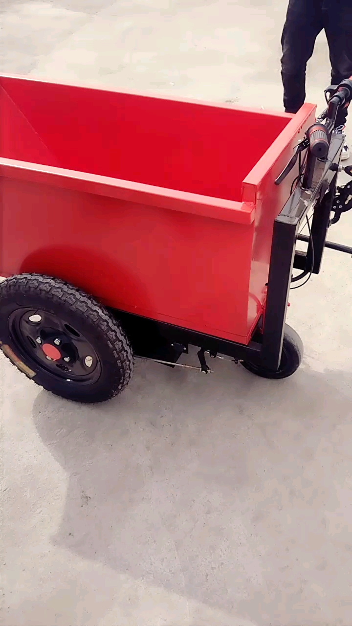 电动拉粪车鸡粪鸭粪水泥饲料一次载重800斤一次续航80km前进后退拐弯