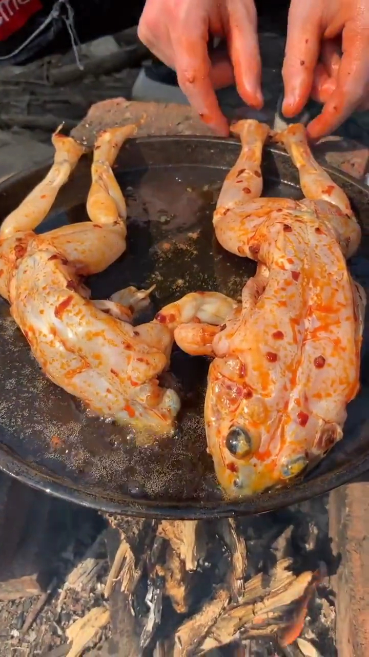 铁板烧牛蛙,太美味了