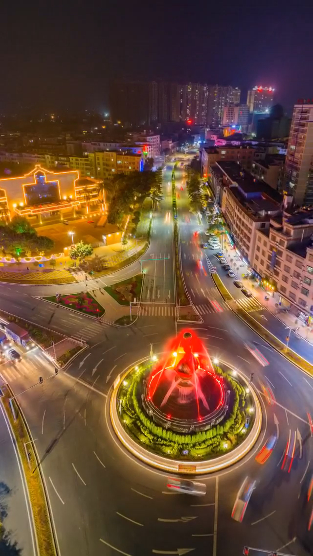 零疫情圣地巜罗定市》夜色到底有多美?