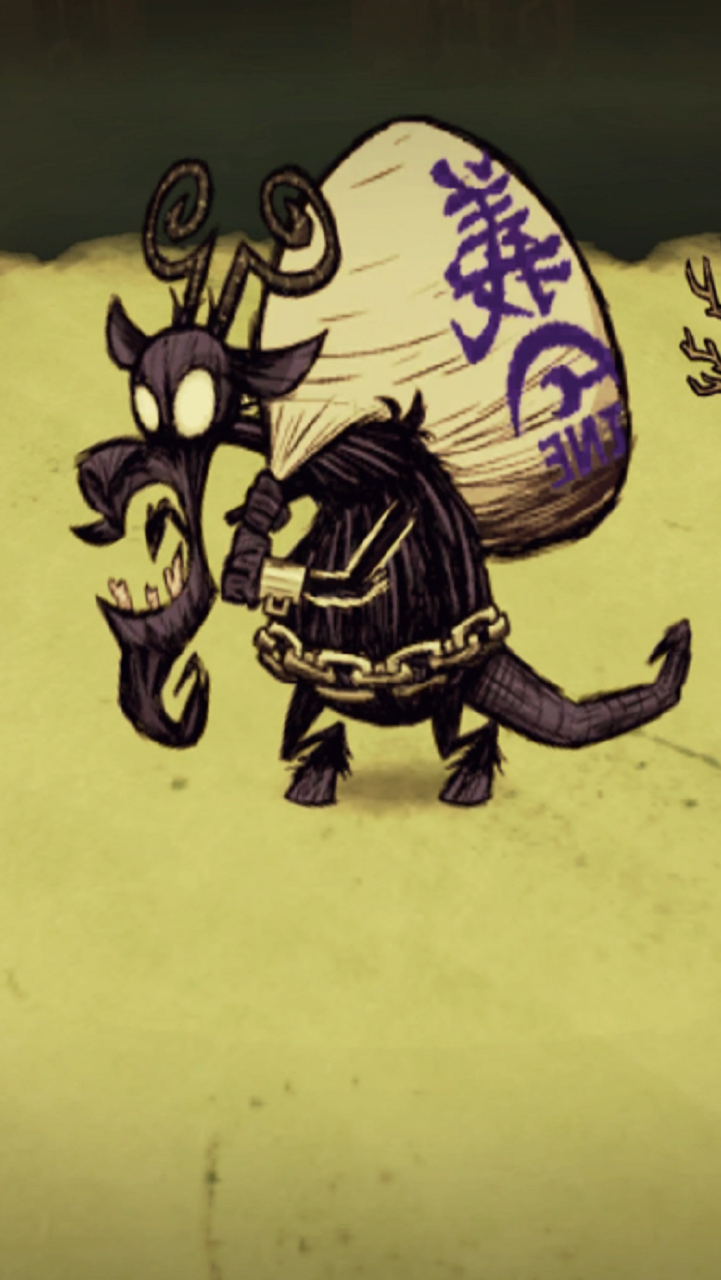 游戏#《饥荒》被正义坎普斯装进背包里会怎样