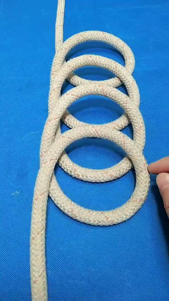 国货也很潮#三环缩绳结.