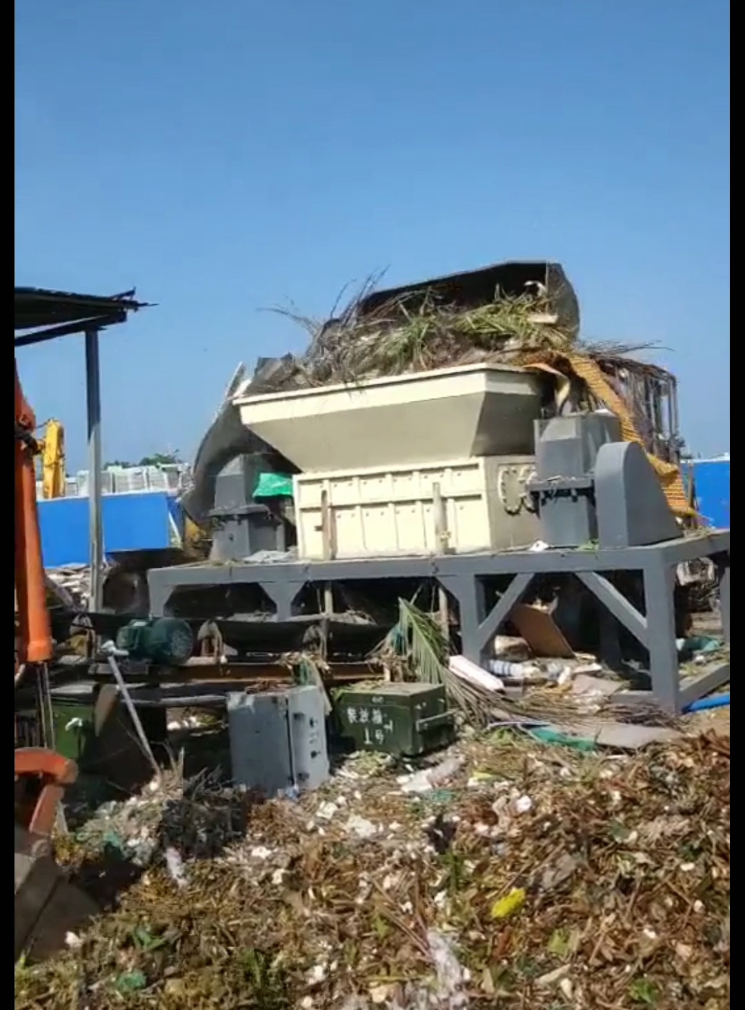 生活垃圾撕碎机#适用于城市生活垃圾,医疗废弃物等破碎作业,环保侥苘