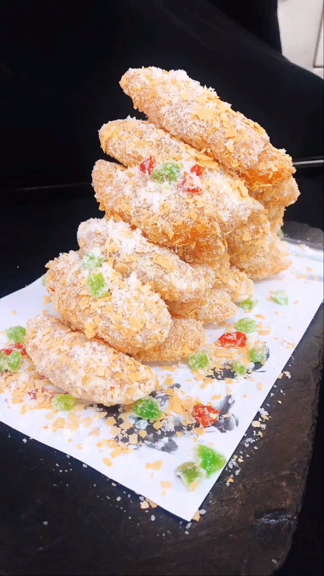 美食#送给大家一道深受女人小孩子的菜品燕麦片焗金瓜!