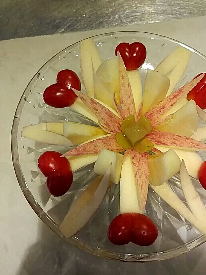 苹果拼盘简单一看就会