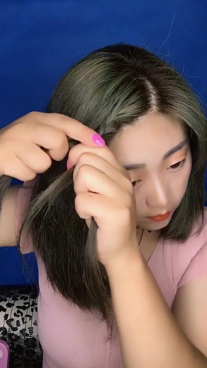 伴娘这样编前帘超美