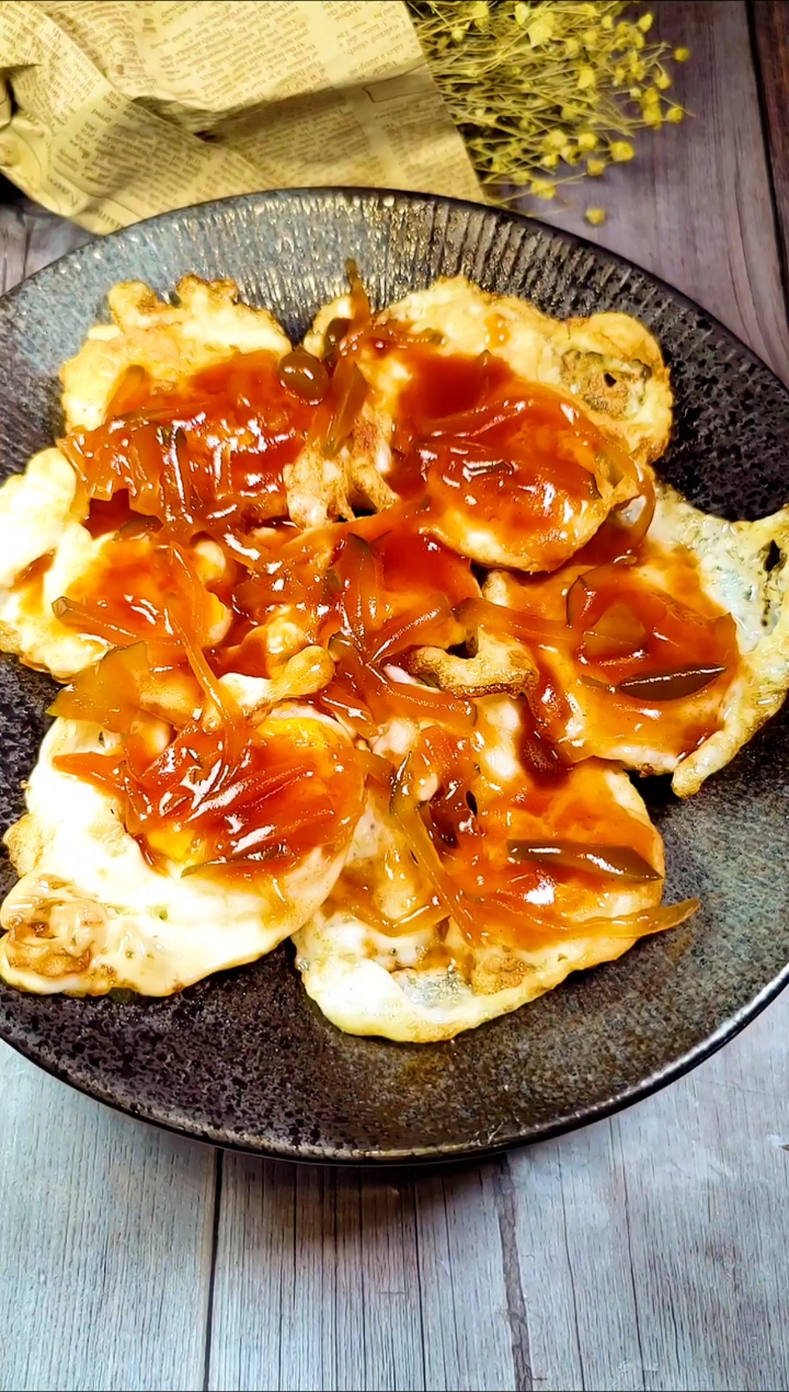 粤菜五柳炸蛋图片