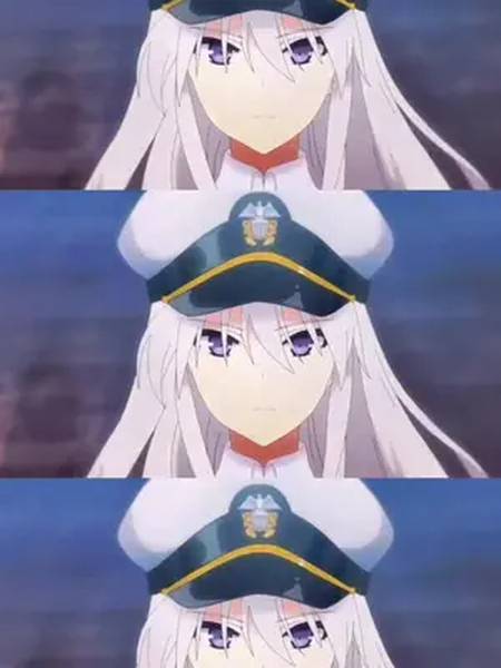 三个带军帽的白毛,你们喜欢吗?#动漫 # #我在看动漫