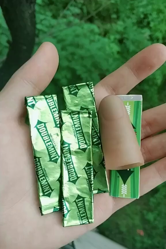 口香糖的惊喜 看到最后!