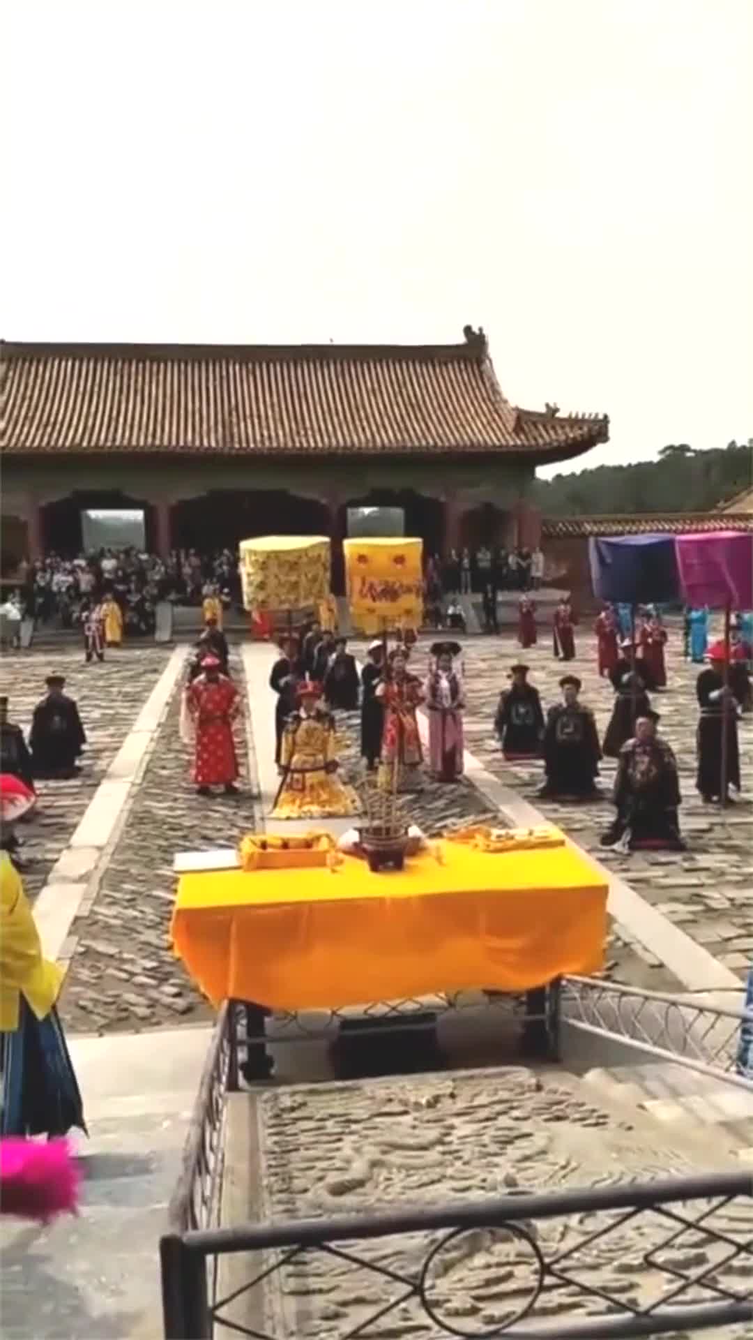 大清朝皇帝祭祀先祖時的場景原來皇帝祭拜先祖陣仗真這麼大