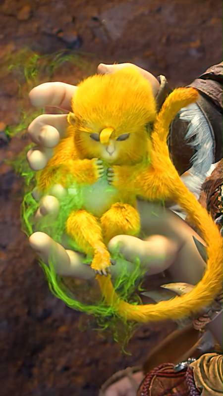 柳神救治小猴子"毛球",小家伙终于要复活啦 #完美世界 #国漫萌宠