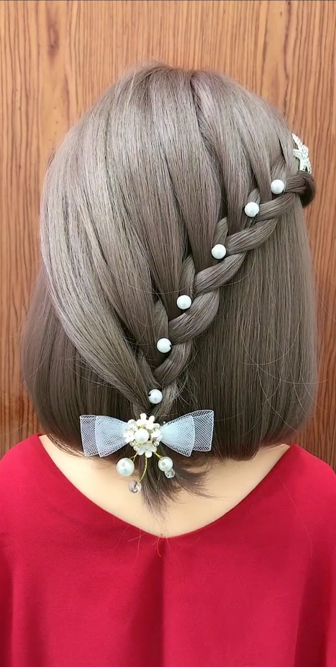 你喜欢的样子我都有#短发麻花辫半扎,好看吗