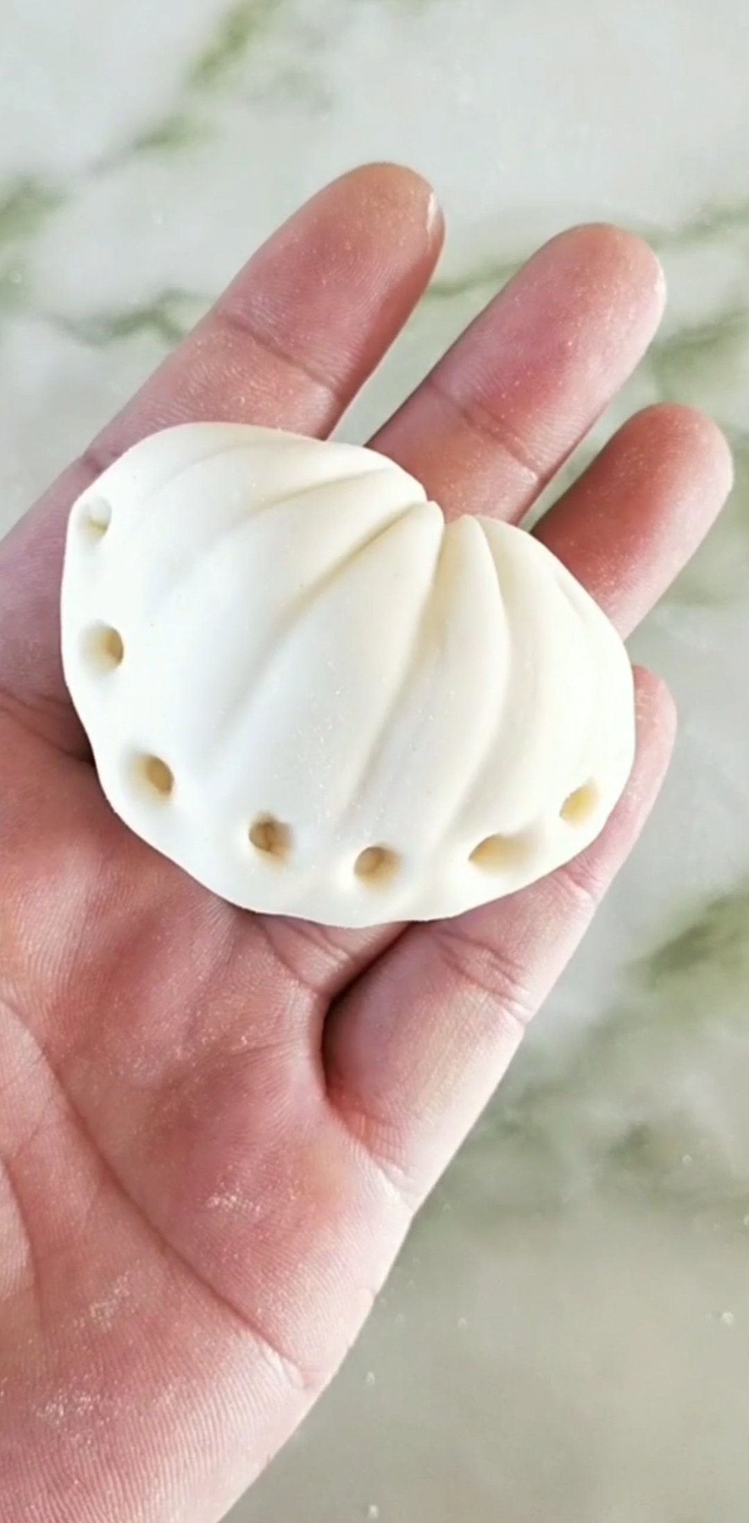 一点一点学面食#秒会的小贝壳馒头.